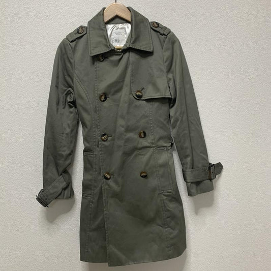 ページボーイ PAGEBOY コート トレンチコート ミドル丈トレンチコート M 無地 カーキ / カーキ /  レディース USED 古着 中古 10031135