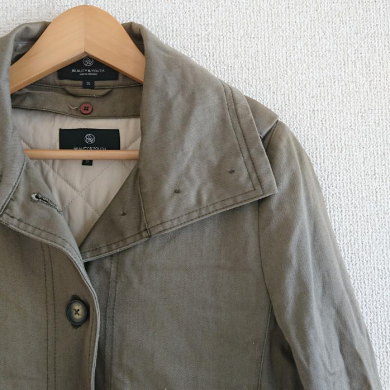 ビューティアンドユースユナイテッドアローズ BEAUTY&YOUTH UNITED ARROWS コート コート一般 S 無地 カーキ / カーキ /  レディース USED 古着 中古 10031212