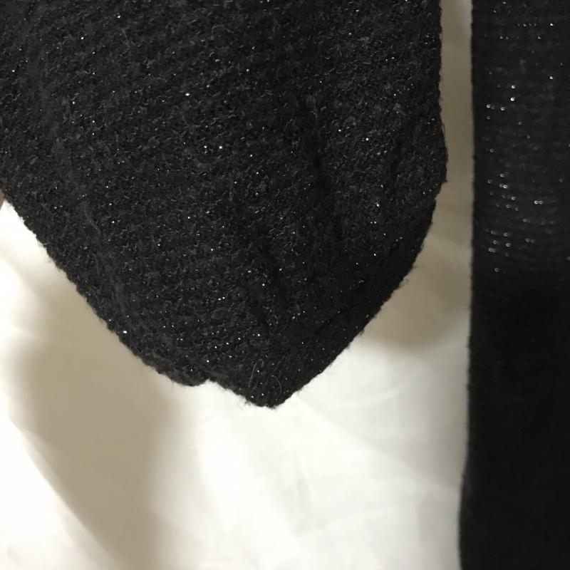 ハッシュアッシュ HusHusH ワンピース ひざ丈スカート 1 無地 黒 / ブラック /  レディース USED 古着 中古 10031232