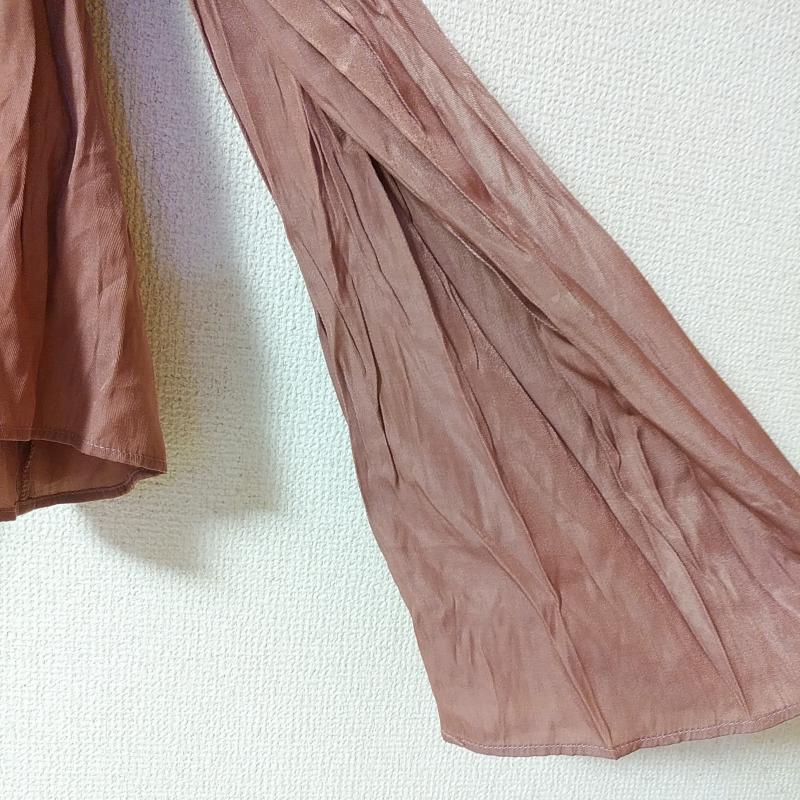 ジェイダ GYDA シャツ、ブラウス 長袖 ベアトップ/オフショルダー FREE 無地 茶 / ブラウン /  レディース USED 古着 中古 10031274