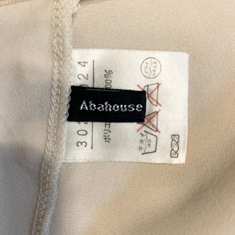 アバハウスドゥウ゛ィネット Abahouse Devinette スカート ひざ丈スカート シワ加工 無地 ベージュ / ベージュ /  レディース USED 古着 中古 10031296