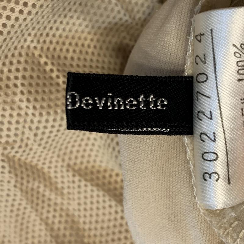 アバハウスドゥウ゛ィネット Abahouse Devinette スカート ひざ丈スカート シワ加工 無地 ベージュ / ベージュ /  レディース USED 古着 中古 10031296