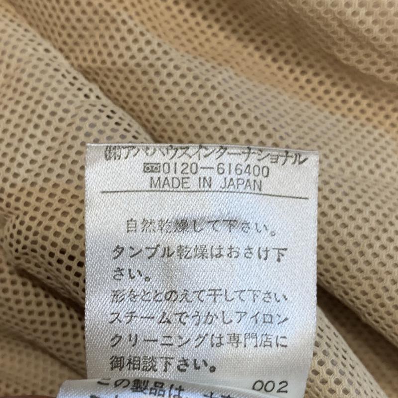 アバハウスドゥウ゛ィネット Abahouse Devinette スカート ひざ丈スカート シワ加工 無地 ベージュ / ベージュ /  レディース USED 古着 中古 10031296