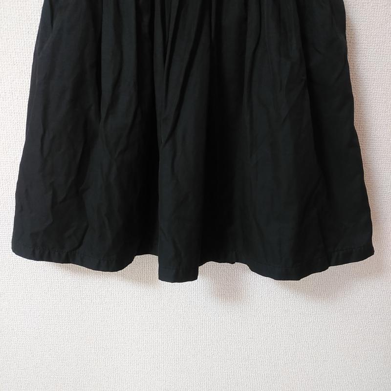 ローリーズファーム LOWRYS FARM スカート ひざ丈スカート FREE 無地 黒 / ブラック /  レディース USED 古着 中古 10031356