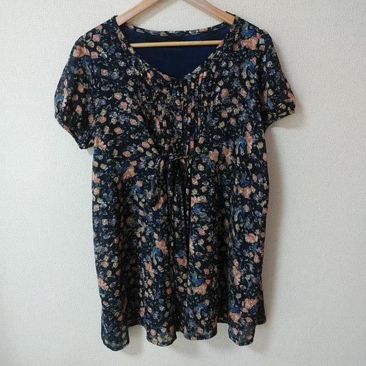 アパートバイローリーズ apart by lowrys ワンピース ミニスカート チュニック M 花柄 マルチカラー / マルチカラー /  レディース USED 古着 中古 10031358
