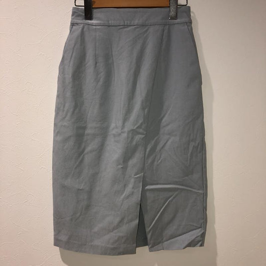 センスオブプレイスバイアーバンリサーチ SENSE OF PLACE by URBAN RESEARCH スカート ひざ丈スカート M 無地 灰 / グレー /  レディース USED 古着 中古 10031405