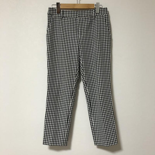 トゥエルブ アジェンダ 12Twelve Agenda パンツ スラックス 36 チェック 白 / ホワイト / X 黒 / ブラック /  レディース USED 古着 中古 10031427