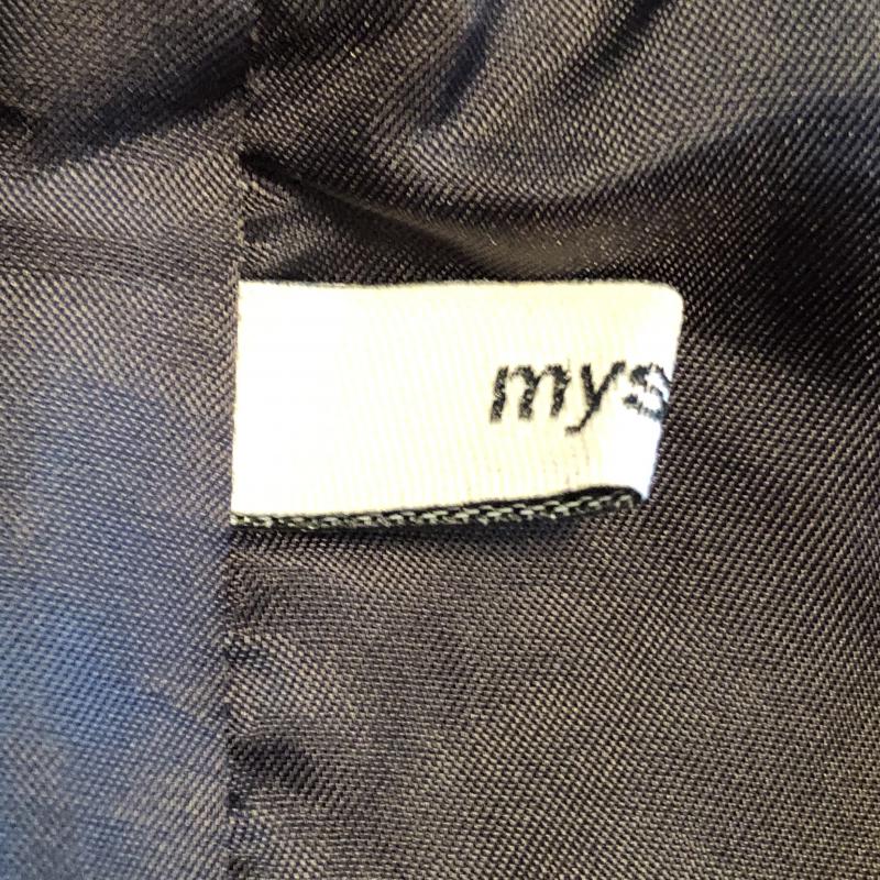 ミスティック mystic スカート ひざ丈スカート 1 無地 黒 / ブラック /  レディース USED 古着 中古 10031444