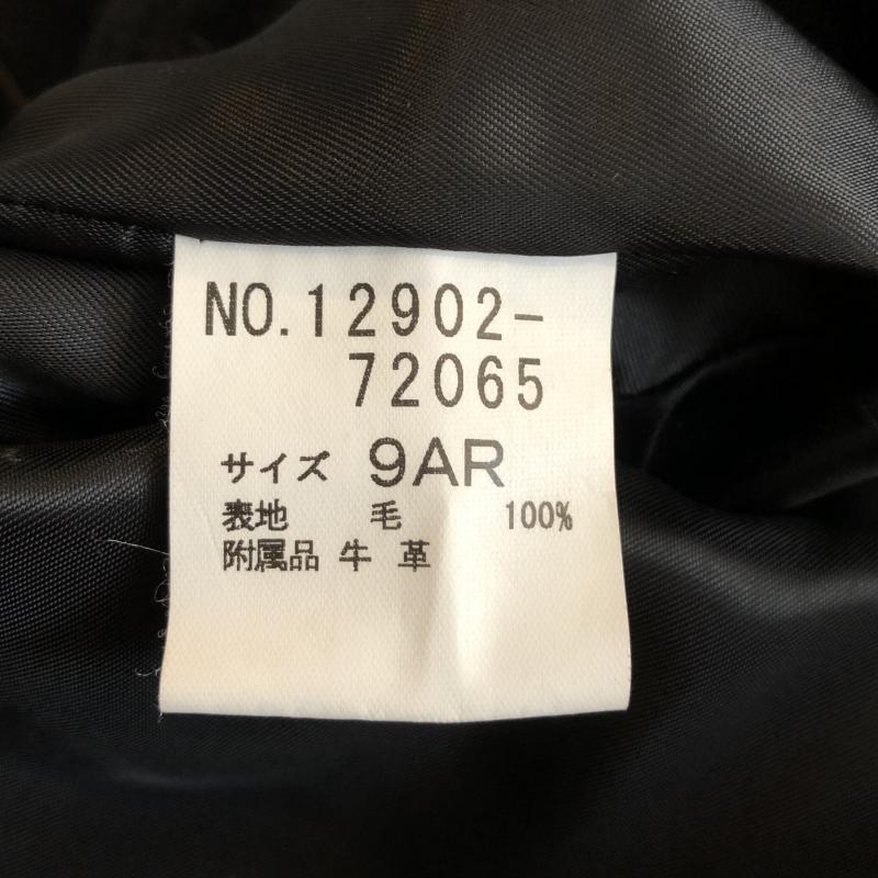 ヨークランド Yorkland コート コート一般 ウールメルトン 無地 黒 / ブラック /  レディース USED 古着 中古 10031475