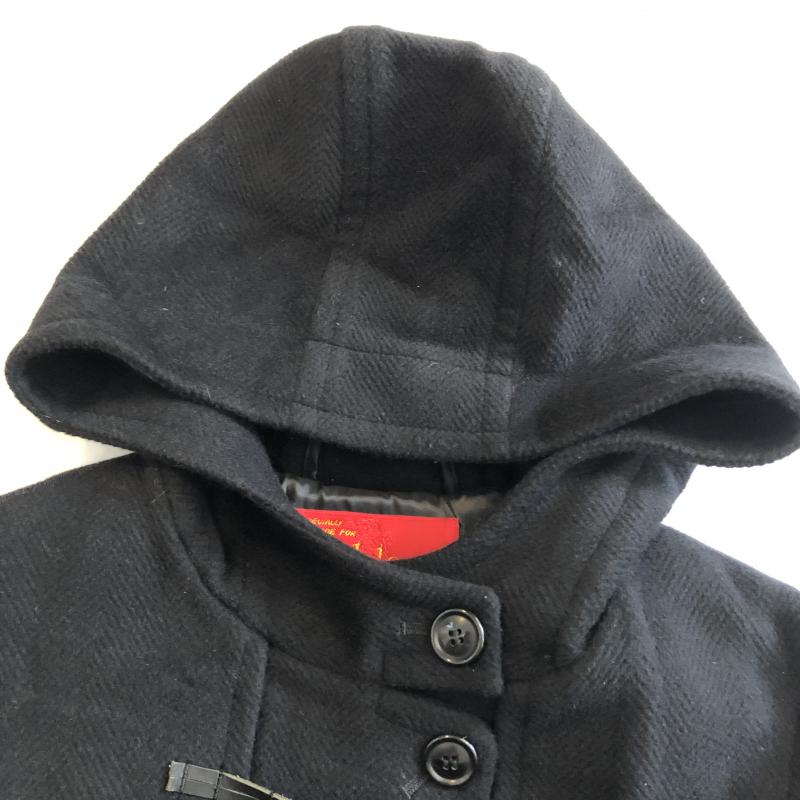 ヨークランド Yorkland コート コート一般 ウールメルトン 無地 黒 / ブラック /  レディース USED 古着 中古 10031475
