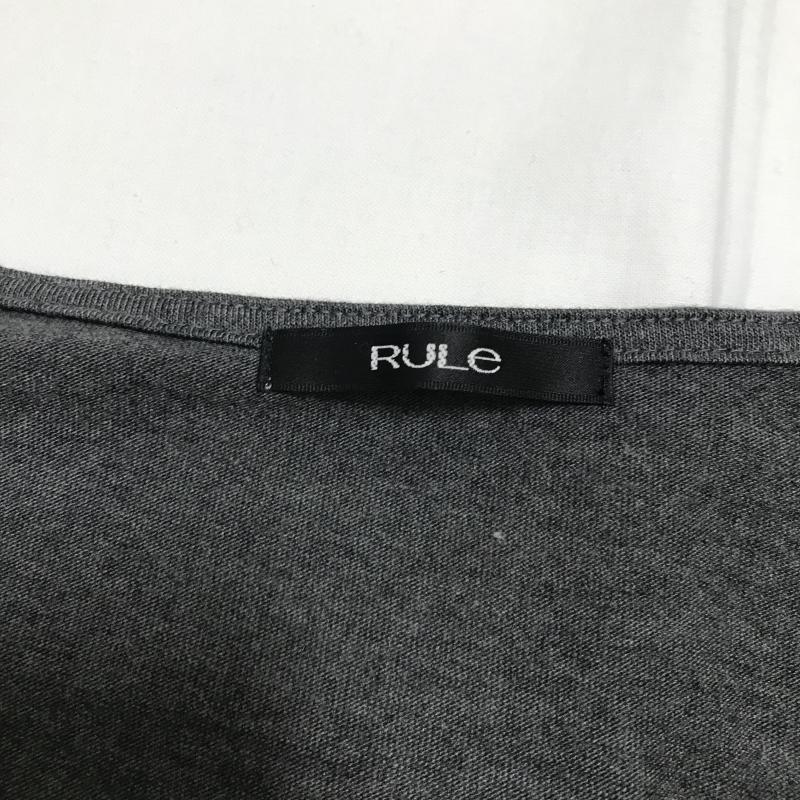 ルール RULe ワンピース ひざ丈スカート L 無地 灰 / グレー /  レディース USED 古着 中古 10031491