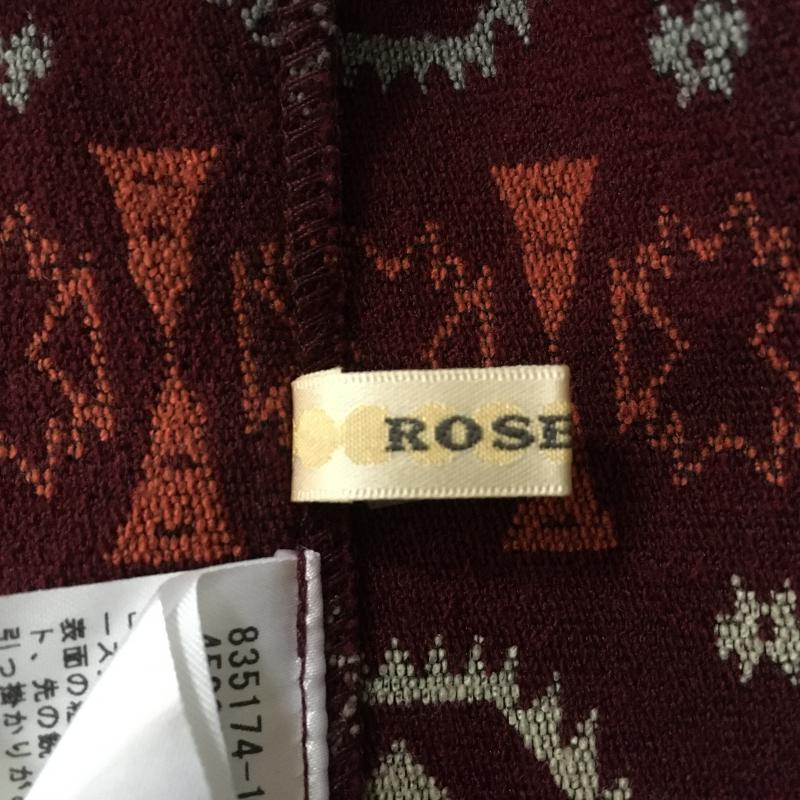 ローズバッド ROSE BUD スカート ミニスカート FREE 総柄 灰 / グレー / X ベージュ / ベージュ / X 橙 / オレンジ /  レディース USED 古着 中古 10031516