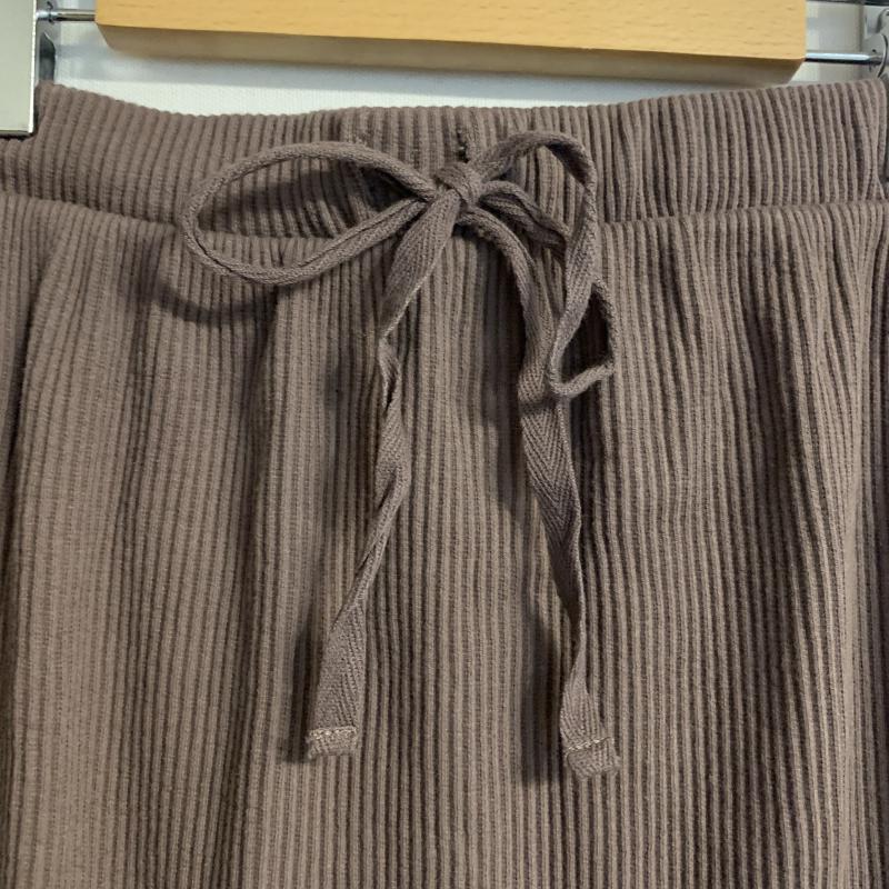 ダブルクローゼット w closet スカート ロングスカート 無地 茶 / ブラウン /  レディース USED 古着 中古 10031559