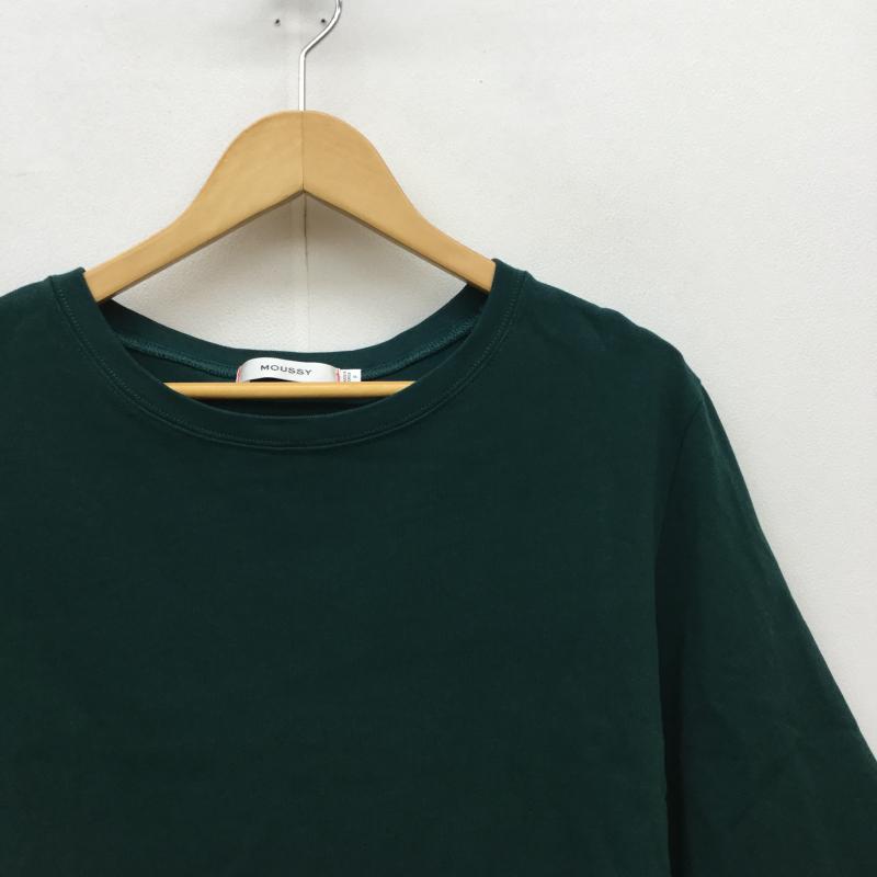 マウジー MOUSSY カットソー 長袖 FREE 無地 緑 / グリーン /  レディース USED 古着 中古 10031656