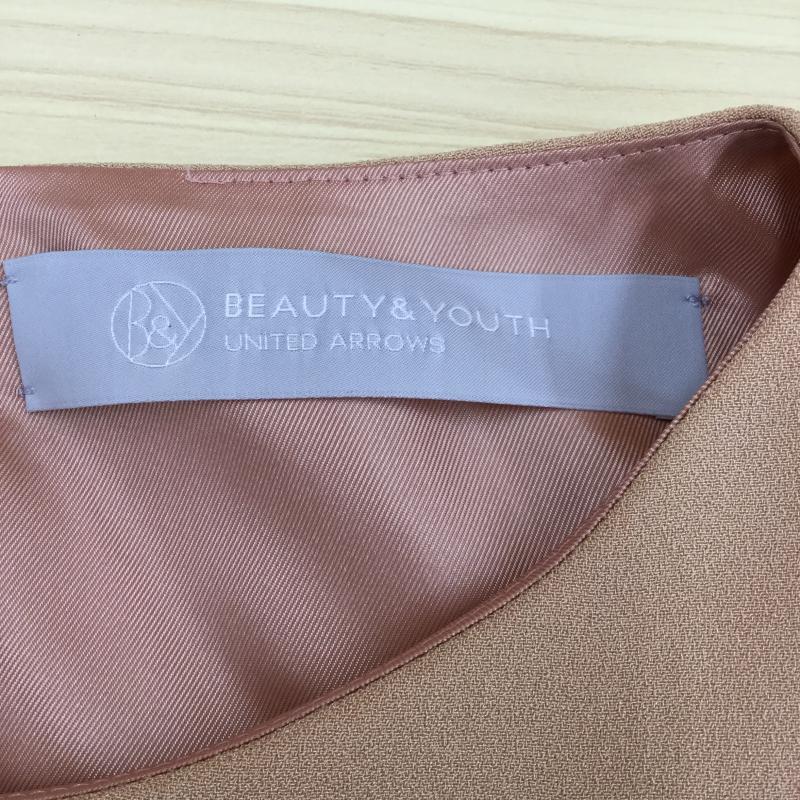 ビューティアンドユース BEAUTY&YOUTH ワンピース ひざ丈スカート  桃 / ピンク /  レディース USED 古着 中古 10031661