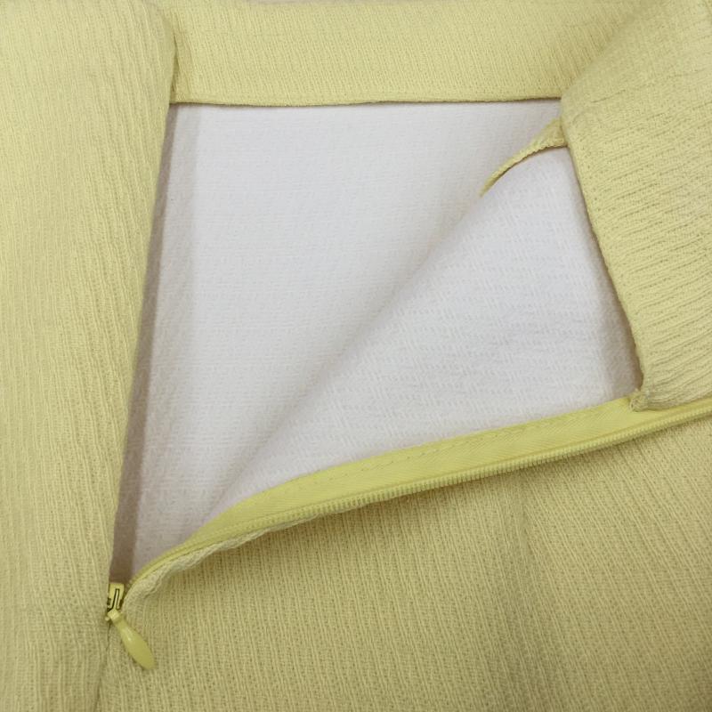 ザラ ZARA スカート ミニスカート S  黄 / イエロー /  レディース USED 古着 中古 10031692