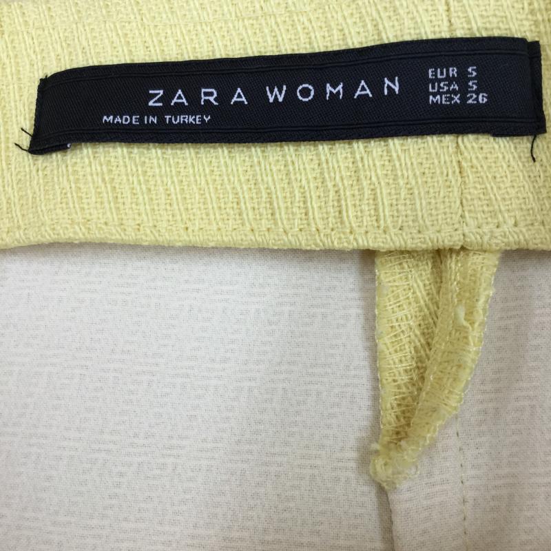 ザラ ZARA スカート ミニスカート S  黄 / イエロー /  レディース USED 古着 中古 10031692