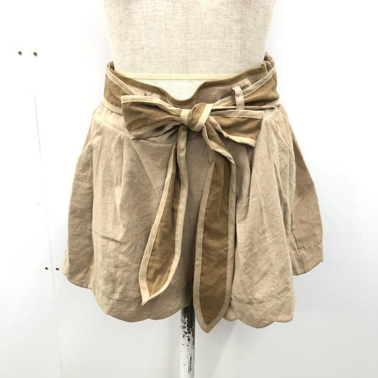 ヘザー Heather パンツ ショートパンツ FREE 無地 ベージュ / ベージュ /  レディース USED 古着 中古 10032084