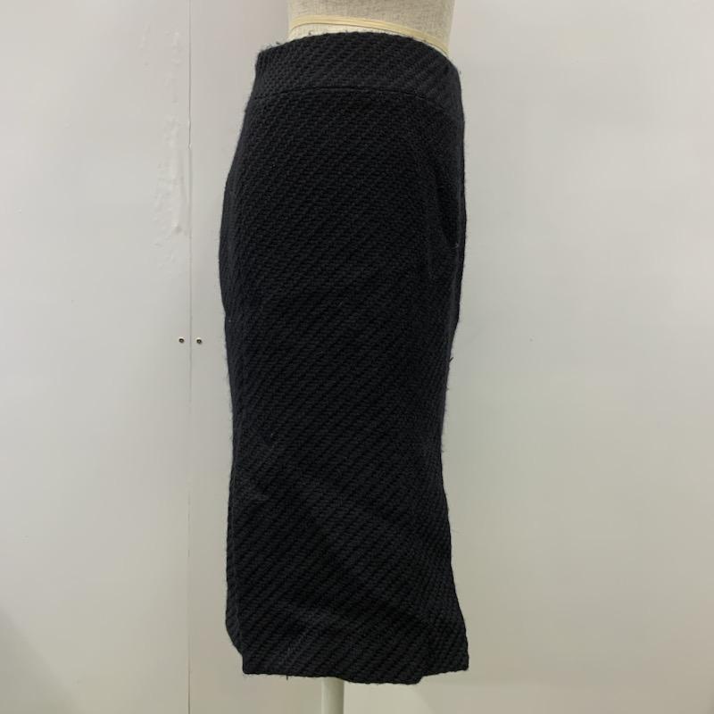プロポーションボディドレッシング PROPORTION BODY DRESSING スカート ひざ丈スカート ミディアム丈 無地 フレアスカート 1 無地 黒 / ブラック /  レディース USED 古着 中古 10032150