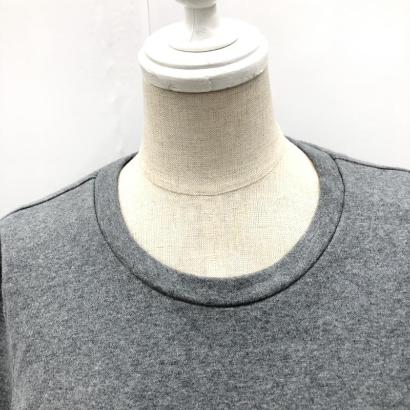 アースミュージックアンドエコロジー earth music&ecology カットソー 長袖 無地 M 無地 灰 / グレー / X 白 / ホワイト /  レディース USED 古着 中古 10032188