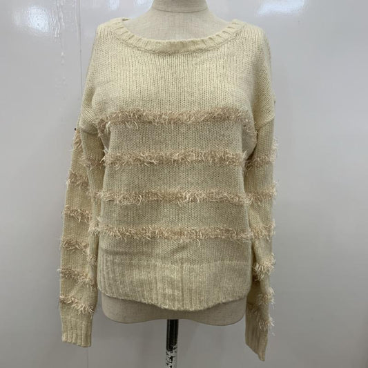 アースミュージックアンドエコロジー earth music&ecology ニット、セーター 長袖 FREE 無地 ベージュ / ベージュ /  レディース USED 古着 中古 10032388