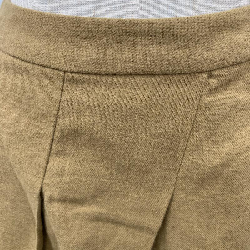 イーハイフンワールドギャラリー E hyphen world gallery スカート ひざ丈スカート S 無地 茶 / ブラウン /  レディース USED 古着 中古 10032476