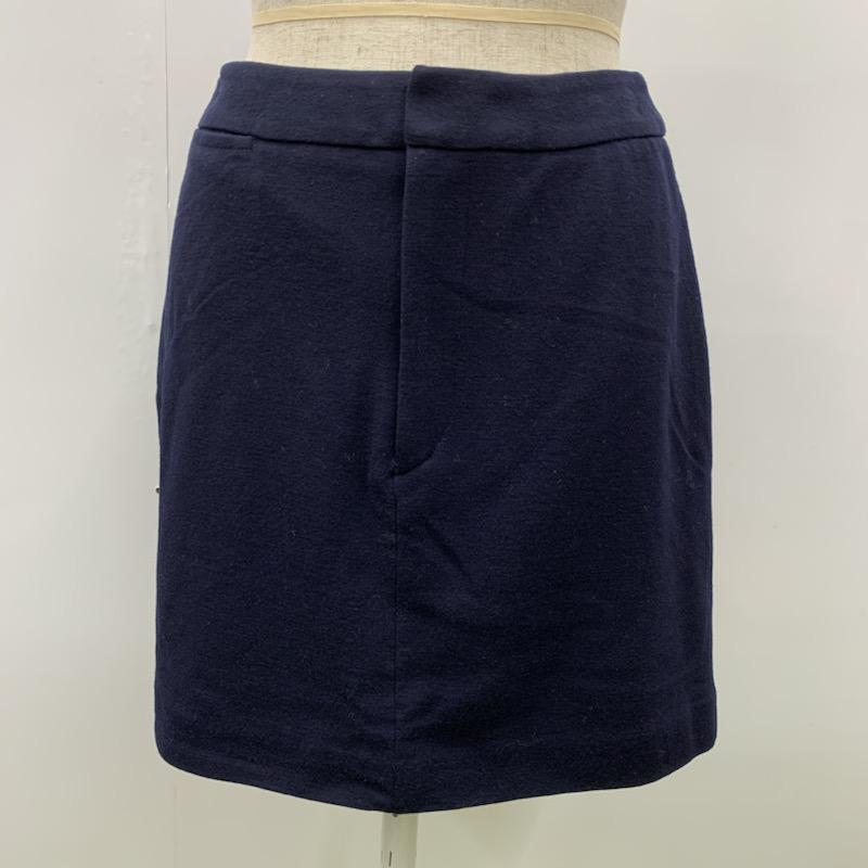ラルフローレン RALPHLAUREN スカート ミニスカート 7 無地 紺 / ネイビー /  レディース USED 古着 中古 10032477