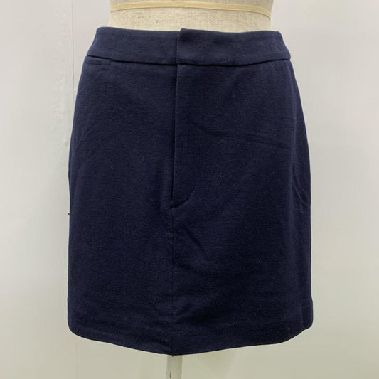 ラルフローレン RALPHLAUREN スカート ミニスカート 7 無地 紺 / ネイビー /  レディース USED 古着 中古 10032477