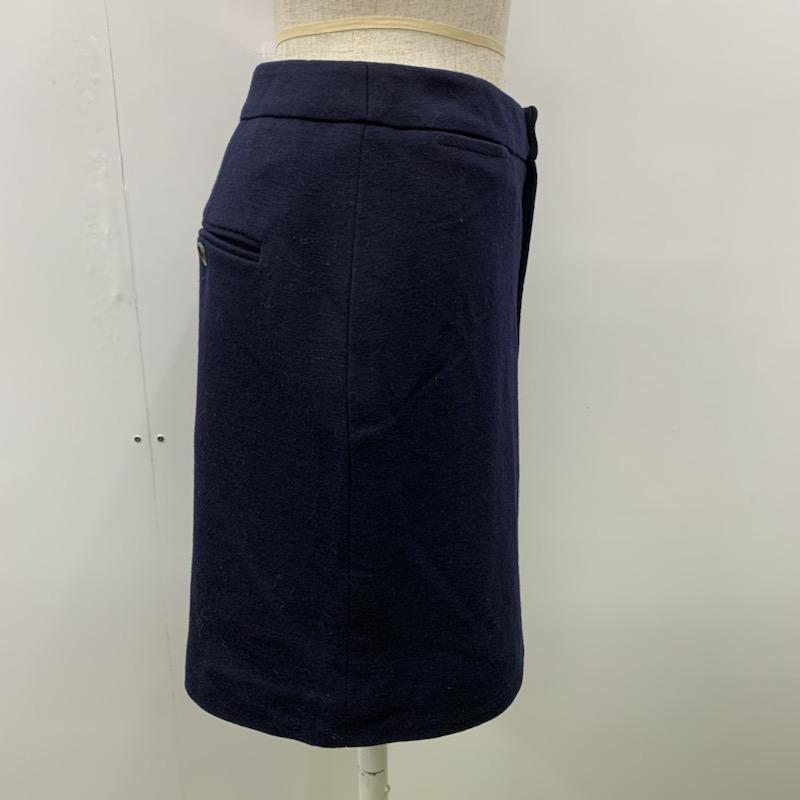 ラルフローレン RALPHLAUREN スカート ミニスカート 7 無地 紺 / ネイビー /  レディース USED 古着 中古 10032477