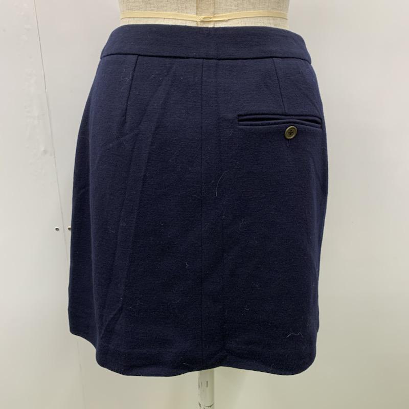 ラルフローレン RALPHLAUREN スカート ミニスカート 7 無地 紺 / ネイビー /  レディース USED 古着 中古 10032477