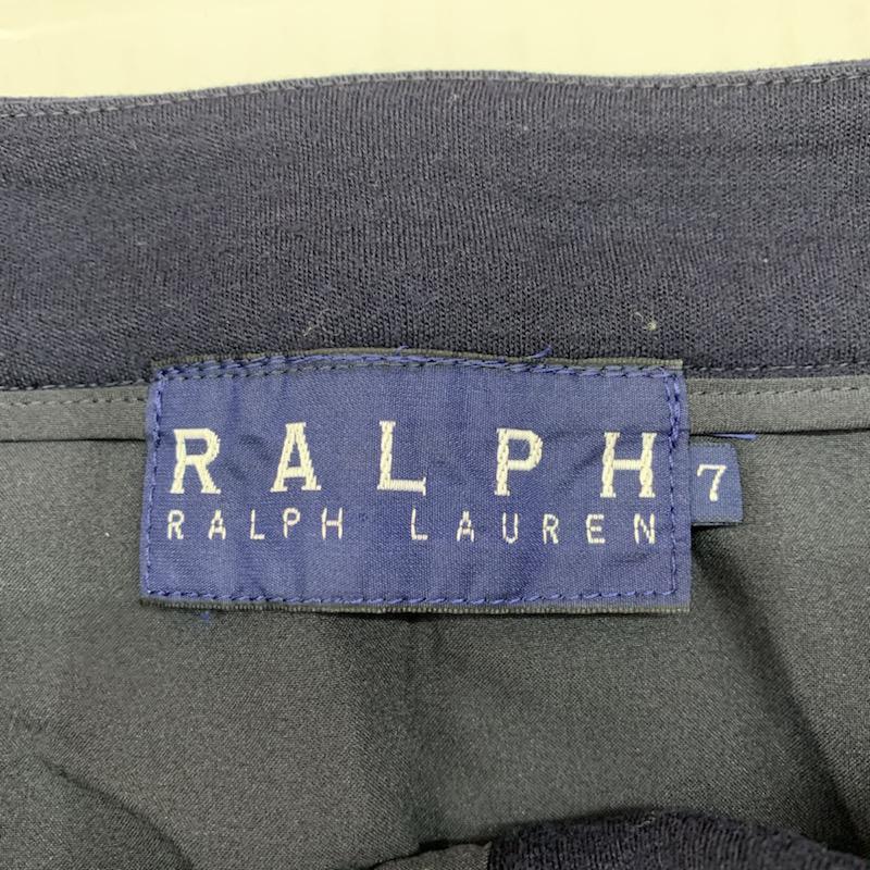 ラルフローレン RALPHLAUREN スカート ミニスカート 7 無地 紺 / ネイビー /  レディース USED 古着 中古 10032477