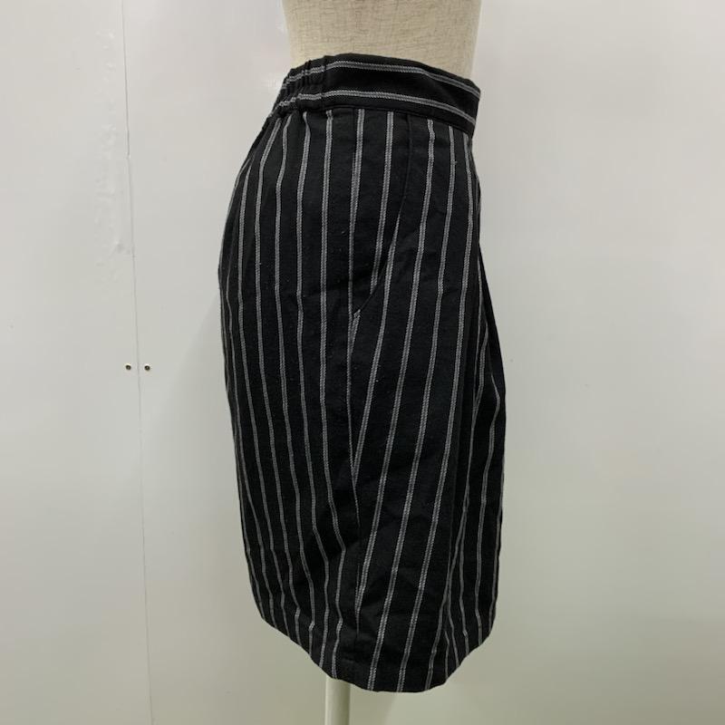 ミスティウーマン mysty woman スカート ミニスカート ストライプ M ストライプ 紺 / ネイビー /  レディース USED 古着 中古 10032478