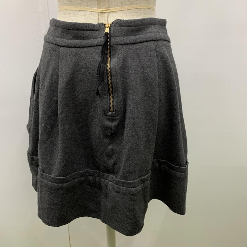 マークバイマークジェイコブス MARC by MARC JACOBS スカート ミニスカート 0 無地 灰 / グレー /  レディース USED 古着 中古 10032479