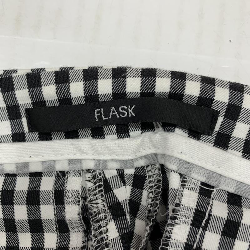 フラスク FLASK ボトムス ボトムス チェック 38 チェック 白 / ホワイト / X 黒 / ブラック /  レディース USED 古着 中古 10032481