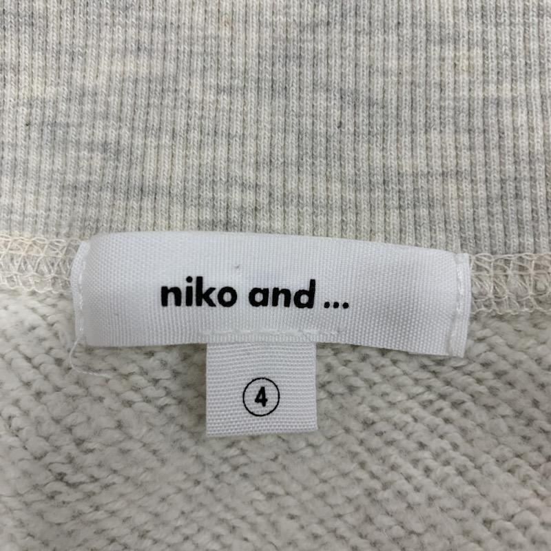 ニコアンド nico and トレーナー 七分袖 L 無地 灰 / グレー /  レディース USED 古着 中古 10032489