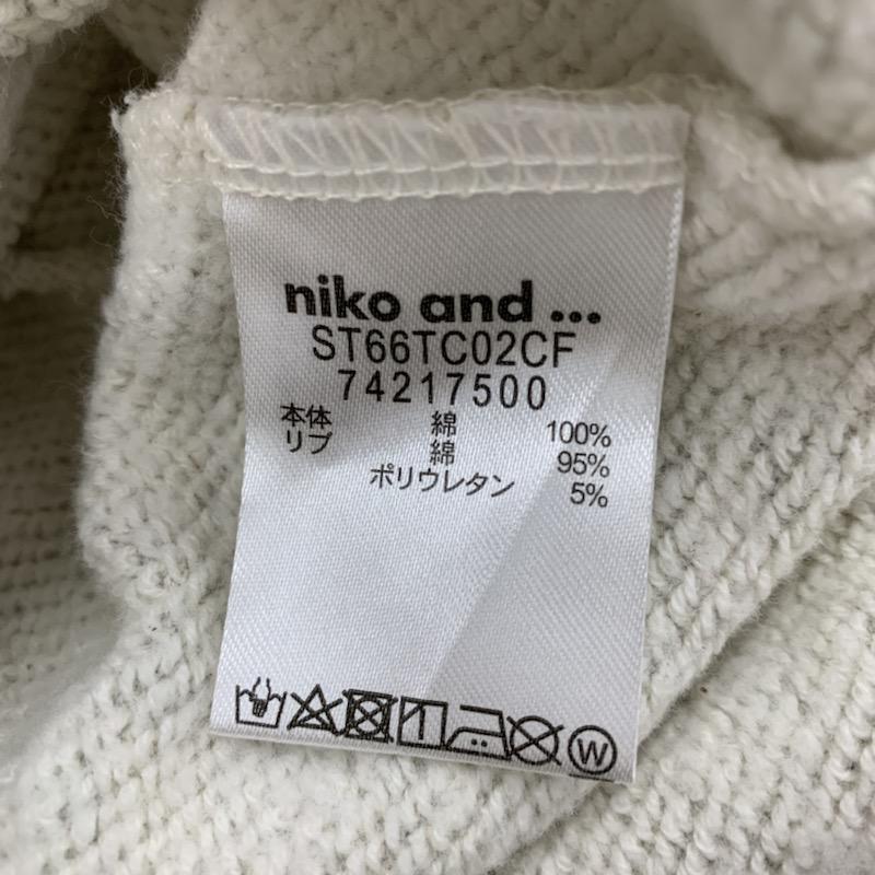 ニコアンド nico and トレーナー 七分袖 L 無地 灰 / グレー /  レディース USED 古着 中古 10032489