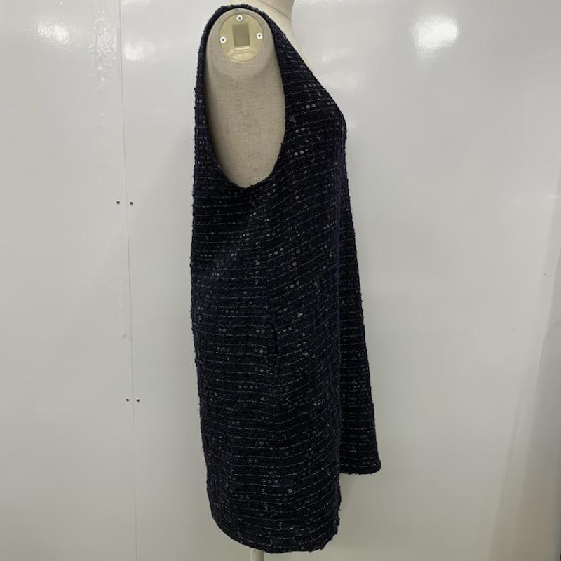 エヌナチュラルビューティーベーシック N.NATURALBEAUTYBASIC ワンピース ミニスカート M  紺 / ネイビー /  レディース USED 古着 中古 10032493