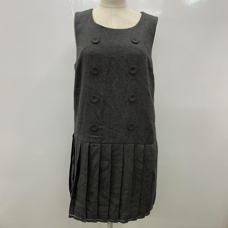 アースミュージックアンドエコロジー earth music&ecology ワンピース ミニスカート タグ付 S 無地 灰 / グレー /  レディース USED 古着 中古 10032497