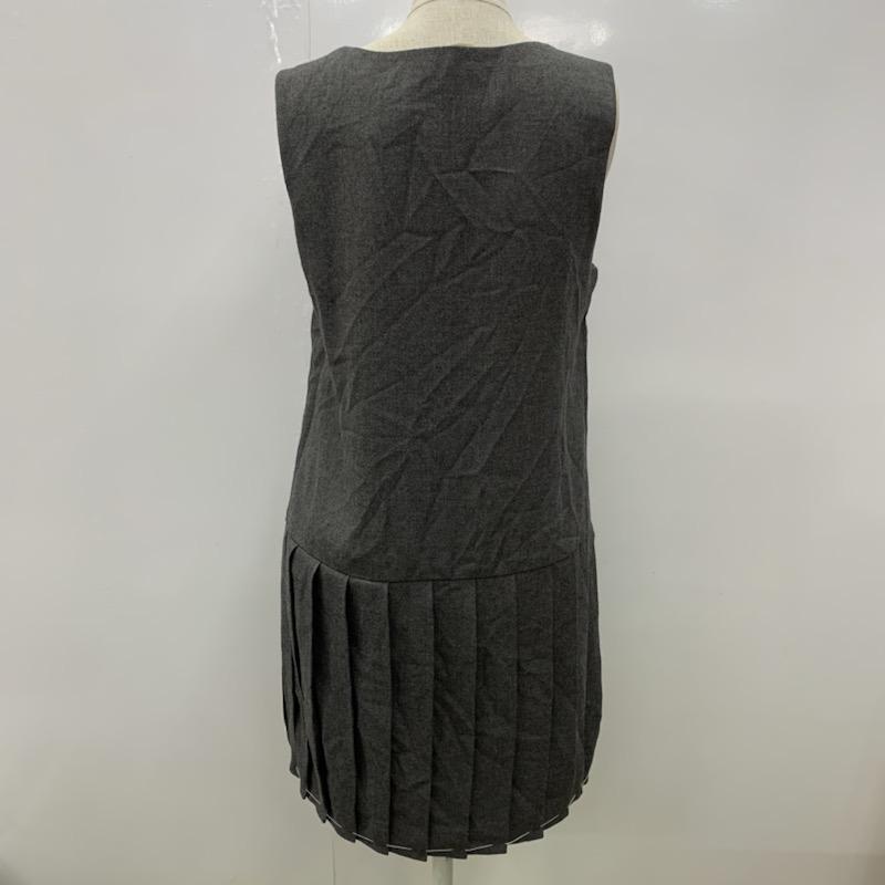 アースミュージックアンドエコロジー earth music&ecology ワンピース ミニスカート タグ付 S 無地 灰 / グレー /  レディース USED 古着 中古 10032497