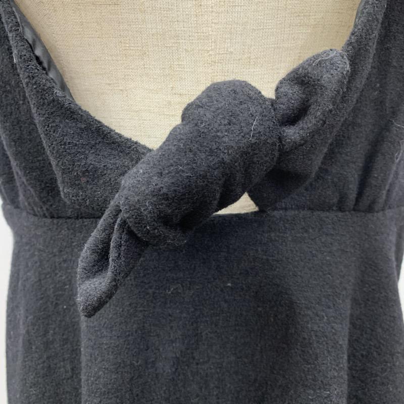ティティーアンドコー titty&Co. ワンピース ミニスカート M 無地 黒 / ブラック /  レディース USED 古着 中古 10032500
