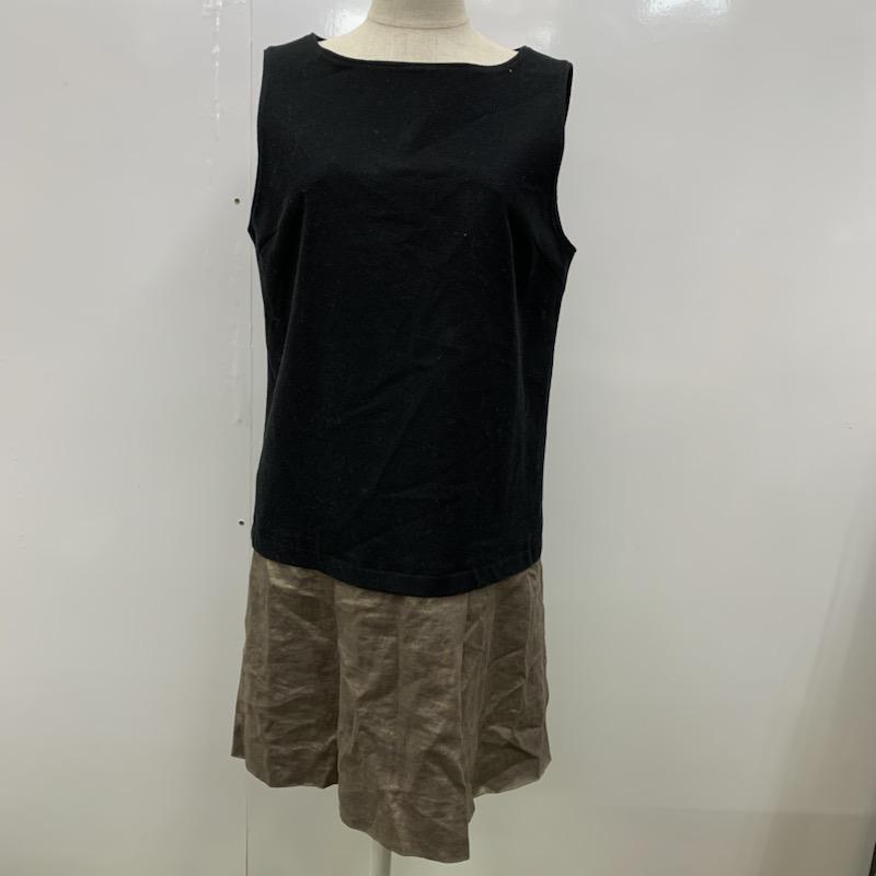 ビューティアンドユースユナイテッドアローズ BEAUTY&YOUTH UNITED ARROWS ワンピース ミニスカート S 無地 黒 / ブラック /  レディース USED 古着 中古 10032502