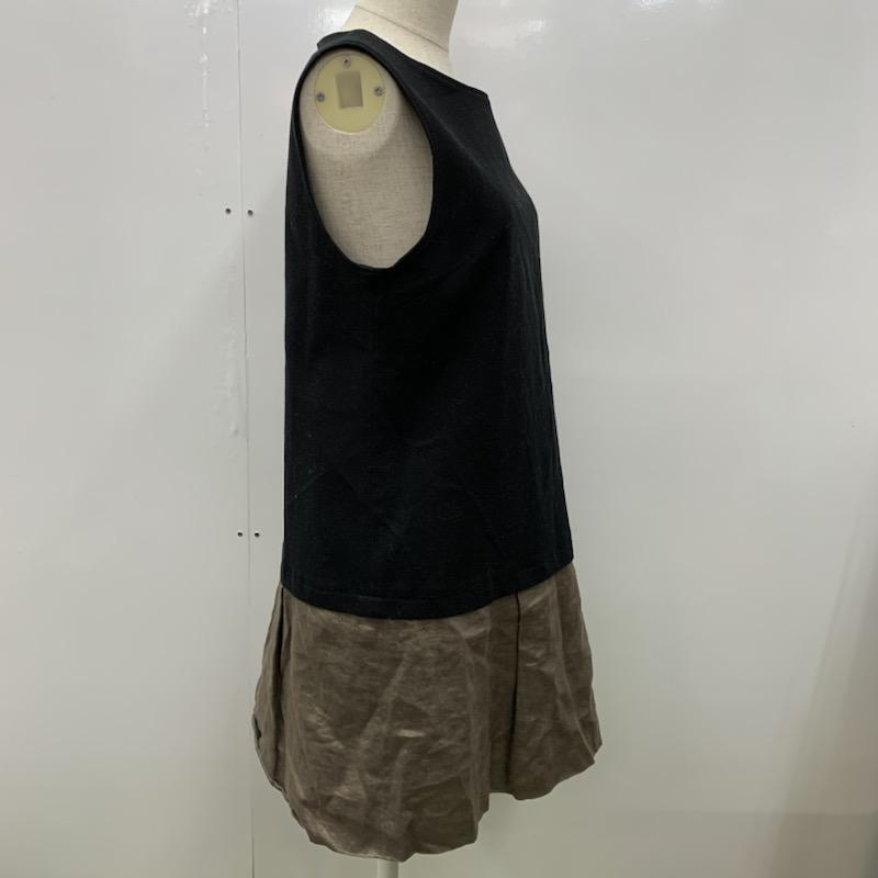 ビューティアンドユースユナイテッドアローズ BEAUTY&YOUTH UNITED ARROWS ワンピース ミニスカート S 無地 黒 / ブラック /  レディース USED 古着 中古 10032502