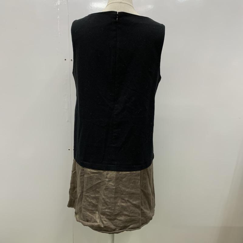 ビューティアンドユースユナイテッドアローズ BEAUTY&YOUTH UNITED ARROWS ワンピース ミニスカート S 無地 黒 / ブラック /  レディース USED 古着 中古 10032502