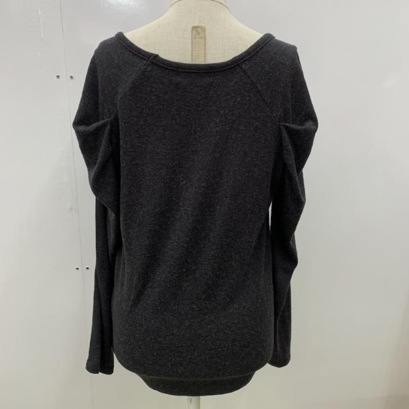 ケービーエフ KBF カットソー 長袖 無地 無地 ダークグレー / ダークグレー /  レディース USED 古着 中古 10032531