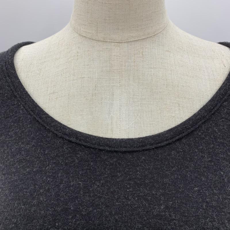 ケービーエフ KBF カットソー 長袖 無地 無地 ダークグレー / ダークグレー /  レディース USED 古着 中古 10032531