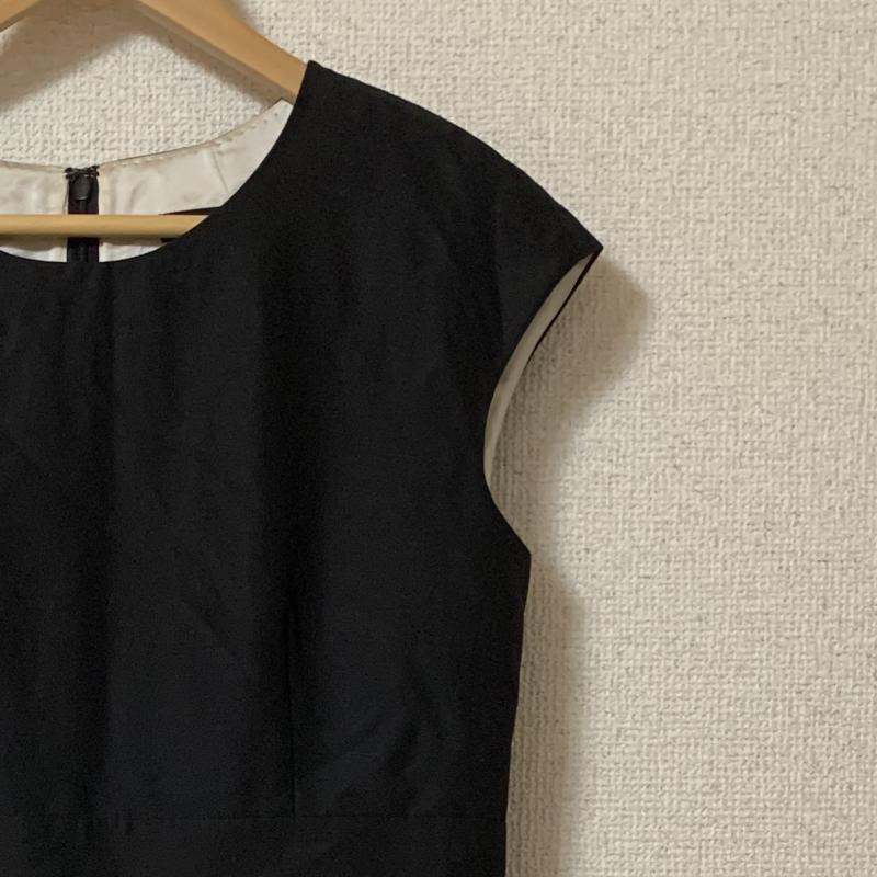 ボールジィ BALLSEY ワンピース ひざ丈スカート 38 無地 黒 / ブラック /  レディース USED 古着 中古 10032814