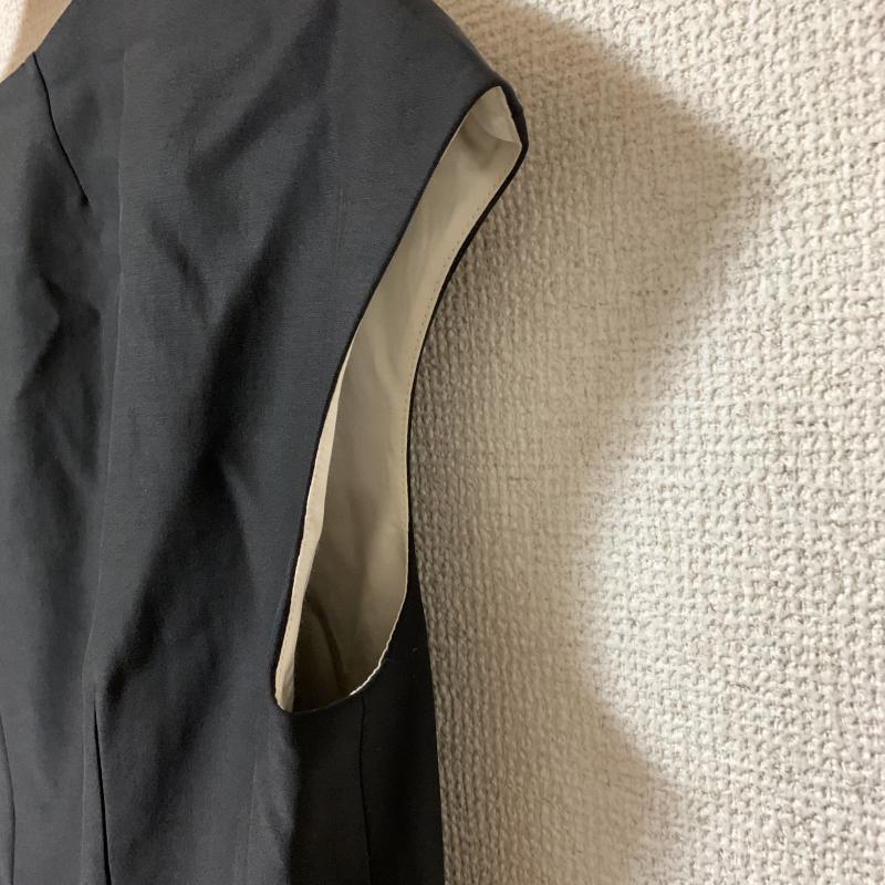 ボールジィ BALLSEY ワンピース ひざ丈スカート 38 無地 黒 / ブラック /  レディース USED 古着 中古 10032814