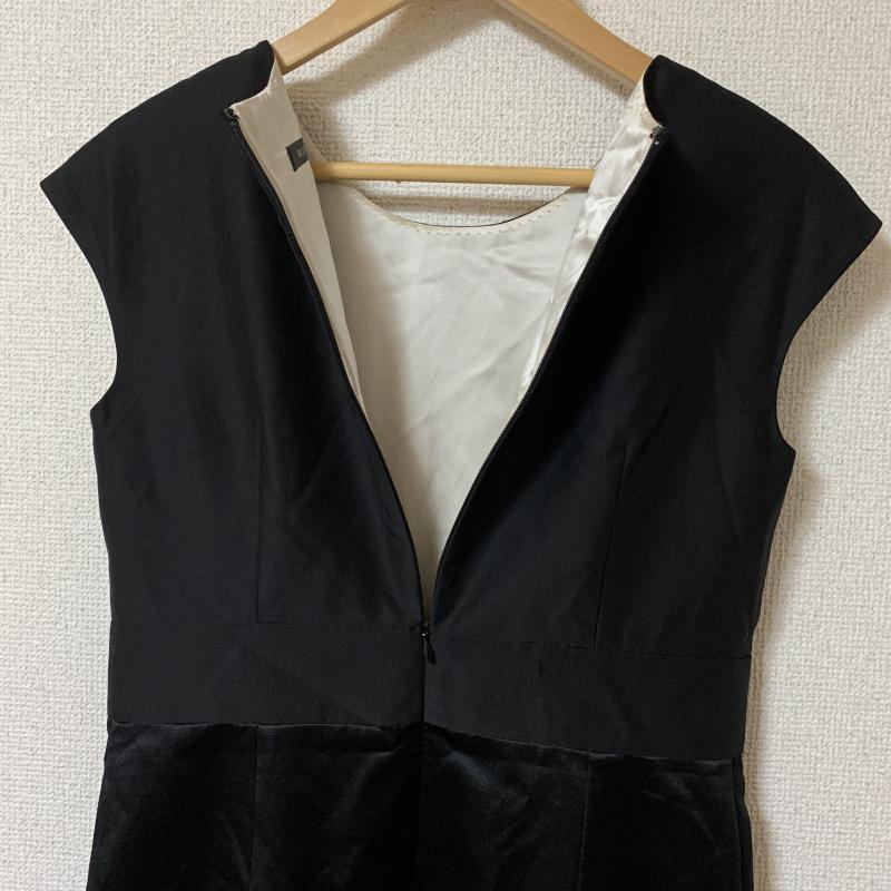 ボールジィ BALLSEY ワンピース ひざ丈スカート 38 無地 黒 / ブラック /  レディース USED 古着 中古 10032814