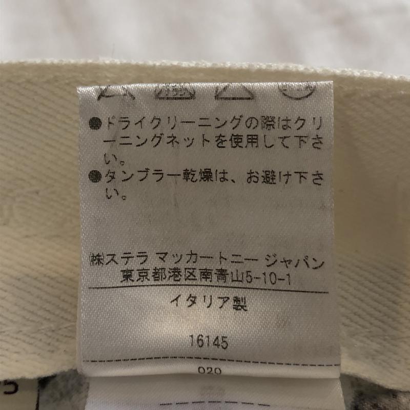 ステラマッカートニー STELLA McCARTNEY パンツ デニム、ジーンズ スキニー　ストレッチパンツ　スター　星 無地 X 総柄 X 刺繍 X 星 白 / ホワイト /  レディース USED 古着 中古 10032846