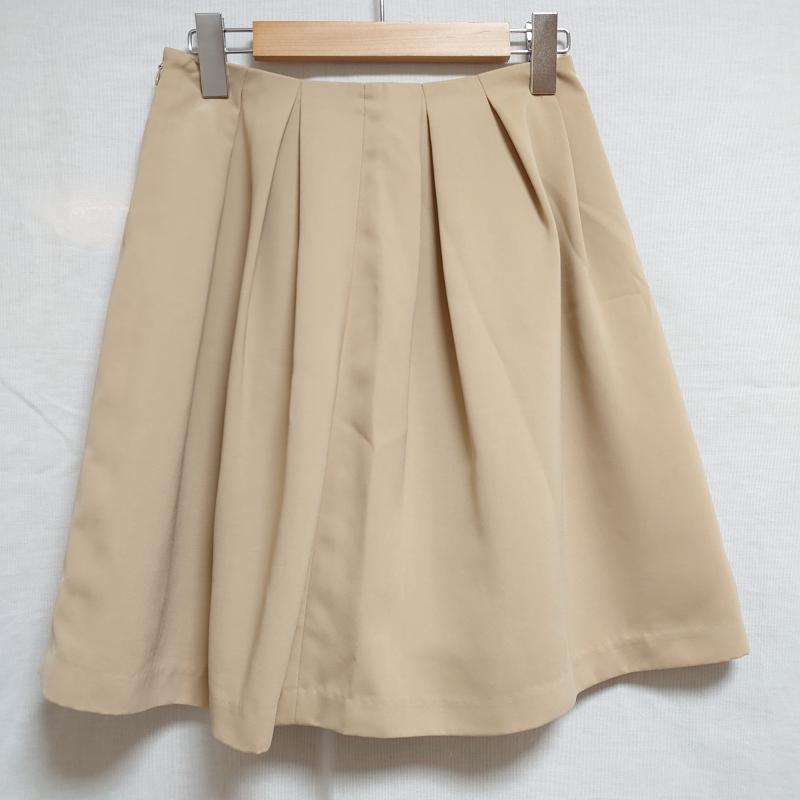 ロペピクニック ROPE' PICNIC スカート ひざ丈スカート 36 無地 ベージュ / ベージュ /  レディース USED 古着 中古 10032918